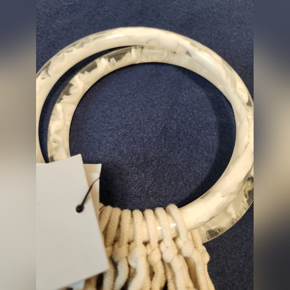 Macrame Mini Tote - Picture 3 of 7